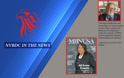 National Veteran Business Development Council - SD/VOB Certification MINORITY BUSINESS NEWS (MBNUSA) RECOGNIZES NVBDC IS PAVING THE WAY FOR VETERAN-OWNED BUSINESSES IN THE SUPPLY CHAIN