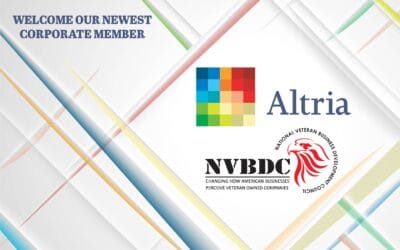 NATIONAL VETERANS BUSINESS DEVELOPMENT COUNCIL (NVBDC) WELCOMES ALTRIA GROUP AS A NEW CORPORATE MEMBER