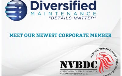 Diversified Maintenance, the expert in facility maintenance services,  supports veteran businesses by becoming a NVBDC Corporate Member.