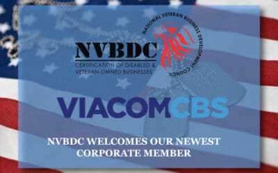 VIACOMCBS IS FOCUSED ON STRENGTHENING PARTNERSHIPS WITH VETERAN OWNED BUSINESSES BY BECOMING A NVBDC CORPORATE MEMBER
