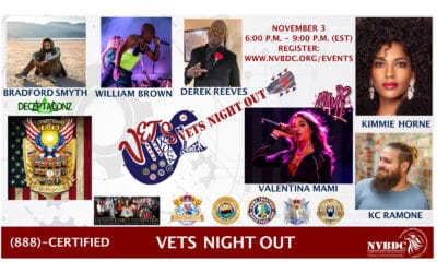 NVBDC’S GOT A LIL’ BIT OF COUNTRY, A LIL’ BIT OF  ﻿ ROCK’N ROLL…..LOTS OF JAZZ, R&B  AND A WHOLE LOT OF SOUL AT THIS YEARS  VETS NIGHT OUT!
