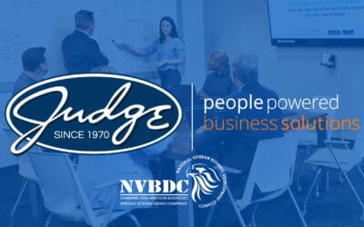 THE JUDGE GROUP SUPPORTS VETERAN-OWNED BUSINESSES BY BECOMING A NVBDC CORPORATE MEMBER