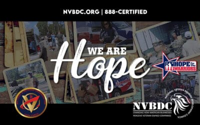 National Veteran Business Development Council - SD/VOB Certification Hope For The Warriors has joined NVBDC Military & Veteran Organization (MVO) Task Force