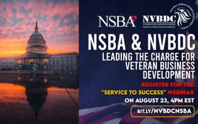 NVBDC and NSBA to further advocate for the special needs of SD/VOBs