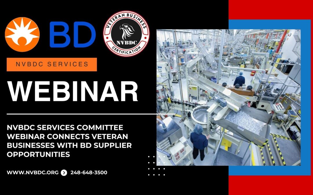 NVBDC Services Committee Webinar Connects Veteran Businesses with BD Supplier Opportunities