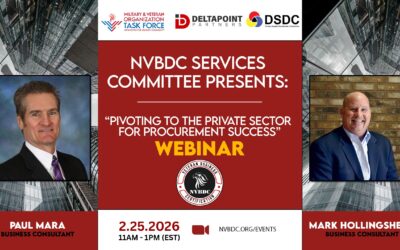 NVBDC Services Committee Presents: Pivoting to the Private Sector for Procurement Success