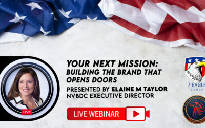 National Veteran Business Development Council - SD/VOB Certification From Service to Success: Elaine Taylor Helps Transitioning Service Members Build Their Next Mission