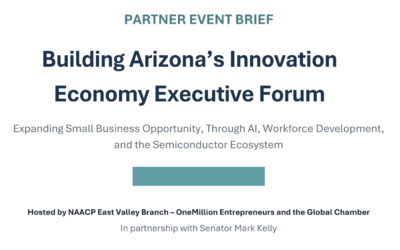 Senator Kelly Building Arizona’s Innovation Economy Executive Forum